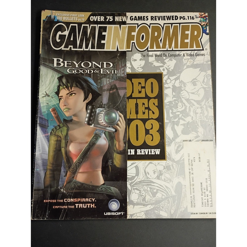 Game Informer January 2004 Issue 129 Video Games 2003 Year in Review